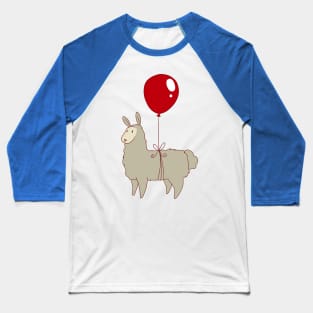 Balloon Llama Baseball T-Shirt